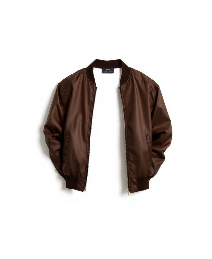 Cocoa Cropped Bomber